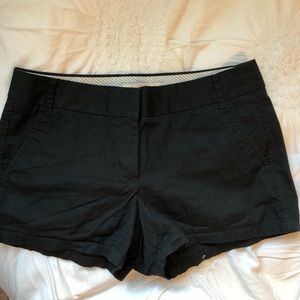 J. Crew Black Chino Shorts